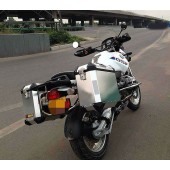 Black Stainless Steel Racks for BMW G650GS 